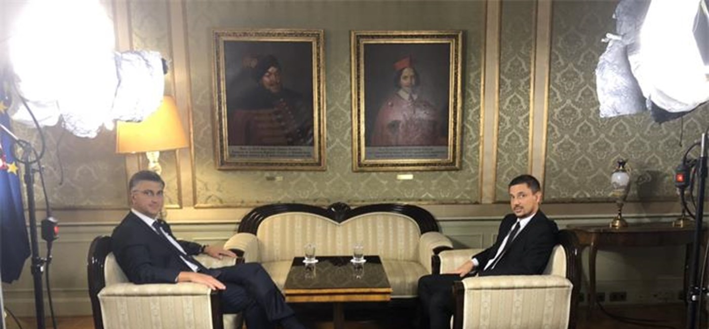 Plenković za HRT: Odgovornom ekonomskom politikom do rasta plaća, mirovina i dobrih gospodarskih pokazatelja